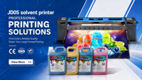 Impresora de inyección de tinta solvente Jade 2026 nueva de 3.2m con cabezal KM1024i/512i, plotter digital para vinilos y pegatinas