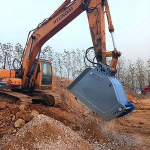 Cucharón Triturador Hyundai Azul de 25 Toneladas para Excavadora, para Trituración de Roca - Product Image 1
