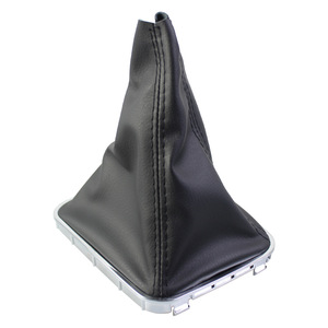 OPEL Astra H Zafira B Leather Gear <b>Shift</b> <b>Knob</b> Cover Black Individual Dust Cover for Vauxhall Europe 2005-2014 - Product Image 3