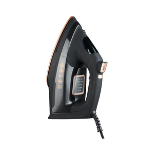 Yüksek buhar oranı büyük dijital buharlı ütü jeneratörü elektrikli demir seramik taban ev kullanımı için dikey buhar fonksiyonu - Product Image 1