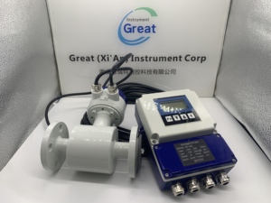 <span class=keywords><strong>IP68</strong></span> Fern anzeige GEF-1000R Fern elektro magnetischer Durchfluss messer 4-20mA und Impuls ausgang 0,5%/0,2% Genauigkeit - Product Image 3