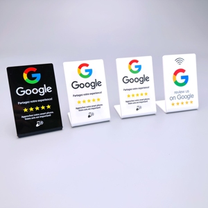 Acrilico personalizzato Nfc Google Review Menu Stand con <span class=keywords><strong>codice</strong></span> <span class=keywords><strong>Qr</strong></span> - Product Image 2