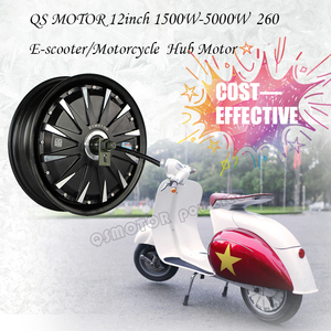 Trottinette électrique QS 12 pouces avec moteur de moyeu 260 3000W V4 106KPH, état neuf rapide - Product Image 3
