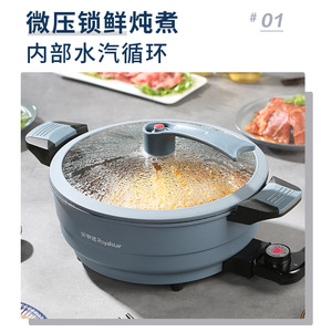 Royalstar Electric Hot Pot 6L Non-Stick Multifunctional Cooking Pot For Home Use - Product Image 4