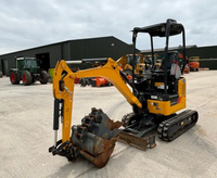 Excavatrice robuste de 1,8 tonne pour travaux de construction, modèle 9017FZTS, avec moteur et pompe, conçue pour une utilisation longue durée sur terrains difficiles