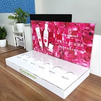 Présentoir en acrylique personnalisé à 2022 niveaux, pour cosmétiques, maquillage