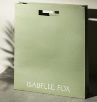 Bolsa de Compras de Papel de Arte de 250g al por Mayor con Asa Personalizada, Laminado Mate y Acabado UV Localizado