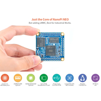 NanoPi NEO Air 512 Mb RAM WIFI y Blue Tooth 8 Gb/32 Gb EMMC Allwinner H3 Placa de desarrollo de dos núcleos Nanopi Neo Core