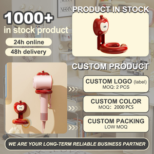 Soporte de Pared para Secador de Pelo UFORU Rangement, Organizador de Almacenamiento para Baño con Estante y Diseño de Manzana - Product Image 2