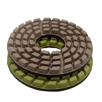 Disques de polissage diamantés flexibles humides de grande taille (7, 9, 10, 14, 16 pouces) pour le ponçage et le meulage du granit, de la pierre et du marbre