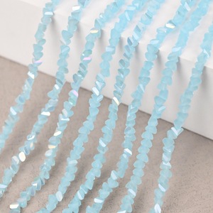 1500 peças/saco Atacado Contas de Vidro Cristalino Brilhante Cor AB, Contas de Vidro Lapidadas Rondel Espaçadoras para Fabricação de Joias e Componentes DIY - Product Image 4