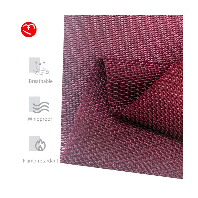 High Temperature Resistant Mesh Camouflage Knitted Dyed Fabric for Shoe Bags Making