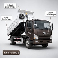 Новый дизельный легкий грузовик Euro 5 Tiger6G 4x2 с самосвальным кузовом, 140-200 л.с., шасси T28, гидравлический самосвал, леворульный, оптовая продажа, экспорт