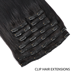 Luce di alta qualità Yaki brasiliano vergine extension <span class=keywords><strong>colore</strong></span> naturale Clip-In <span class=keywords><strong>capelli</strong></span> umani - Product Image 3