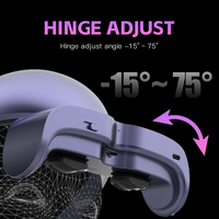 Lunettes intelligentes VR Android de haute qualité avec écran de 0,72 pouces, résolution 1920x1200, écran virtuel de 50 à 80 pouces pour la télévision Internet et les jeux VR
