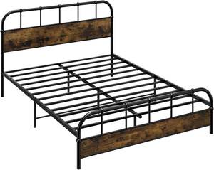 Easy Installation Rustproof Platform <strong>Metal</strong> <strong>Bed</strong> <strong>Frame</strong> with Headboard - King Queen Full <strong>Single</strong> Size for Hotel Dorm - Product Image 6