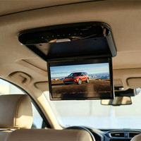 10,1 Zoll IPS Klappbarer Auto-Monitor Universeller Schlanker Decken-MP5-Player mit HDMI USB SD für Kleinwagen SUV Dachmonitor