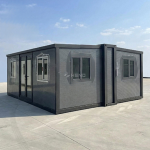 Casa Contenedor Prefabricada Económica y Expandible de 20, 30 y 40 Pies, Bungalow Prefabricado con Cocina, Casas Prefabricadas - Product Image 1