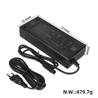 Chargeur d'origine 54,6 V 2 A pour trottinette électrique Kukirin G2 Pro DB M4 Max, norme UE, pour batterie standard UE