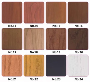 طاولة جانبية من خشب البلوط الطبيعي صديقة للبيئة بتصميم محزز، طراز منتصف القرن العصري، طاولة تخزين بثلاثة أدراج لغرفة النوم وغرفة المعيشة وغرفة الطعام - Product Image 6