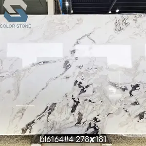 Buon prezzo dei tipi di marmo grigio Picasso in marmo bianco fandy italiano per pavimenti