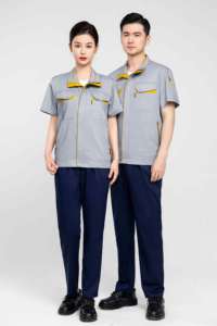 Ropa de trabajo de construcción para mujer, mono, uniformes, ropa de trabajo Industrial, trajes de trabajo, ropa de trabajo de tela de trabajo de bajo precio - Product Image 3