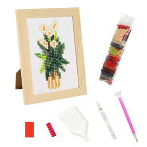 5D ภาพวาด<span class=keywords><strong>เพชร</strong></span>ขนาด<span class=keywords><strong>เล็ก</strong></span>ที่กำหนดเองดอกไม้สีเหลืองในกระถางภาพวาดเพชรขนาดเล็กสำหรับเด็กผู้ใหญ่ชุดภาพวาดเพชร - Product Image 4