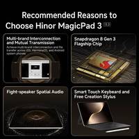 Tablette HONOR MagicPad3 13,3 pouces Écran à taux de rafraîchissement élevé Protection des yeux Processeur Qualcomm Octa Core 3,3 GHz