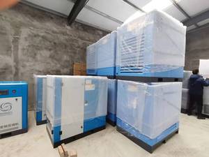 Intelligent Lubricated Air <b>Cooled</b> Screw Compressor 8 <b>Bar</b> 7.5kw 10HP With Motor and Bearing Screw AC Power Air Com - Product Image 6