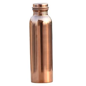Bouteille d'eau en cuivre de qualité supérieure, sans BPA, écologique, étanche, unisexe, idéale pour le bureau, la salle de sport, les voyages et la maison. - Product Image 1