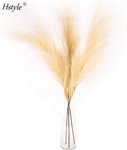 Faux roseaux des marais légers 43 "/110cm, grandes tailles, couleur crème/Beige, décor à <span class=keywords><strong>tige</strong></span> moelleuse, FZH335 - Product Image 3