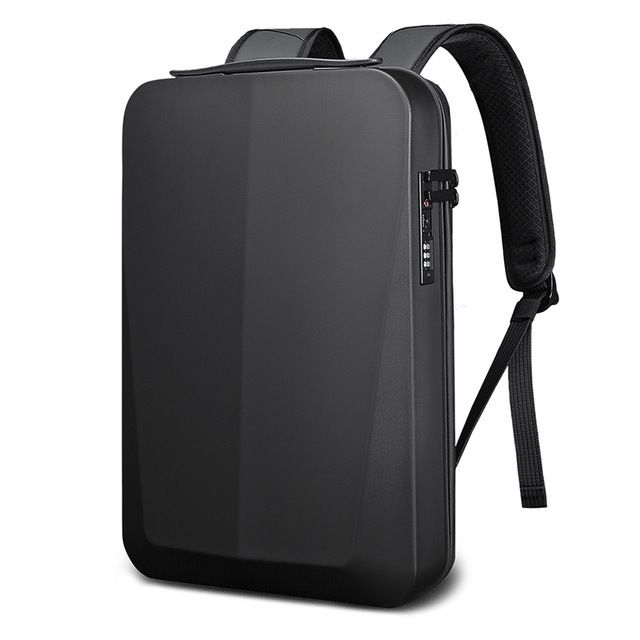 Custom Waterproof Durable Material Plastic Hard Shell Computer Bag Men'S Business Waterproof Usb Luggage Backpack