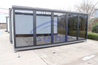 Maison en conteneur préfabriquée Maison modulaire mobile Maison d'unité préfabriquée portable