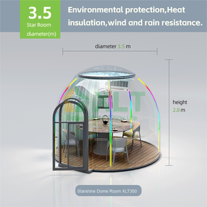 บ้านโดมโพลีคาร์บอเนตใสสำเร็จรูปจากโรงงาน ขนาด 2-7 เมตร - Product Image 2