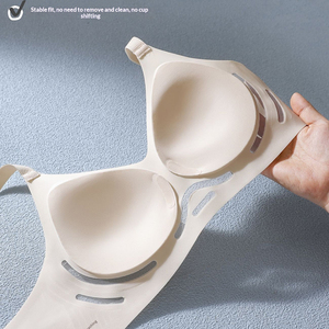 Sutiã Sem Costura Plus Size Sem Fio para Mulheres, Sutiãs com Almofada Push Up, Bralettes com Cobertura Total - Product Image 4