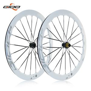 Jeu de roues de vélo de route en fibre de carbone ondulée GIOO 700C <span class=keywords><strong>avec</strong></span> frein à disque, jeu de roues Canyon compatible <span class=keywords><strong>avec</strong></span> cassette à 7-11 vitesses - Product Image 5