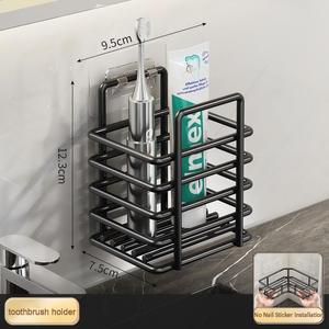 Nuevo Juego de 4 Piezas de Organizador de Ducha Esquinero Moderno y Ecológico, Sin Taladro, Adhesivo para Montar en la Pared del Baño - Product Image 3