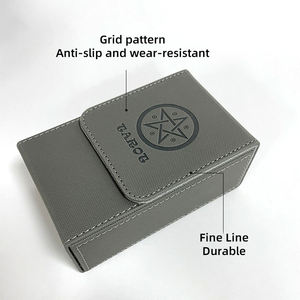 Jeu de cartes de tarot Torson 100+ en cuir PU écologique avec boîte de rangement à coins carrés compatible avec les jeux de société - Product Image 4
