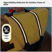 Gilet de sauvetage pliable en polyester pour chien, portable, toutes saisons, vêtement de flottaison, 7 tailles pour chiens de petite, moyenne et grande taille, plage