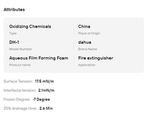 Multi Purpose Water Film Forming Foam Agent for Oil Tank Warehouse Port Marine Fire Control Applications - Product Image 6