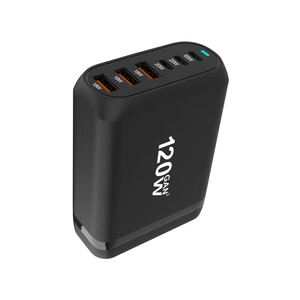 Cargadores multifunción 120W Gan cargador de pared estación de carga más vendida <span class=keywords><strong>para</strong></span> <span class=keywords><strong>iPhone</strong></span> 15 14 <span class=keywords><strong>13</strong></span> Pro Max dispositivos electrónicos de escritorio - Product Image 4