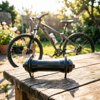 Moyeu de vélo de route avant Worldcycle JX-912F à frein à disque, en alliage d'aluminium, 24/28/32/36 trous pour rayons, 12G/13G/14G, 38mm PCD, 100mm OLD S45C