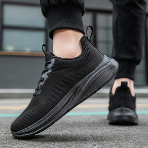 Factory Custom Logo High Quality EVA Sole Shock Absorption <b>Non</b> <b>Slip</b> Lace Up Comfort Casual Breathable Mesh Men Sport <b>Shoes</b> - Product Image 2