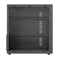 Casing PC Kantor Mid Tower Hitam ESGAMING Factory dengan Panel Depan Mesh, Chassis Komputer ATX, USB 3.0, Desktop M-ATX Tower Case