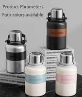La bouilloire portable en acier inoxydable 316 de grande capacité (0,9 L/1,2 L/1,5 L) pour infuser le thé et maintenir au chaud est idéale.
