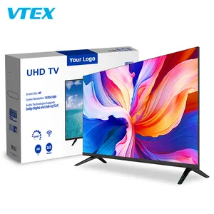 VITEK 49 60 78 Inch Smart 4K Television LED TV Cheap Chinese Flat Screen UHD Television 55 65 75 80 85 Inch Smart UHD LED TV 4K