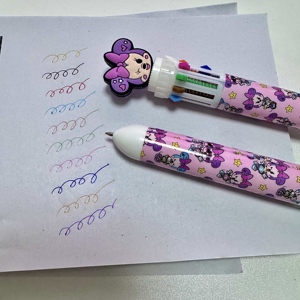Penna a Sfera all'Ingrosso in 10 Colori, 1.0mm, Personalizzabile, Creativa con Testa in Gomma Morbida, Cartoleria per Bambini con Disegni Carini per <span class=keywords><strong>Disegnare</strong></span> - Product Image 5