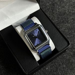 2026 New Sabr Men's Quartz <b>Watch</b> Black <b>Arabic</b> Numerals Pointer Dial Waterproof Outdoor Sports Nylon Strap Alloy Rectangle Case - Product Image 1