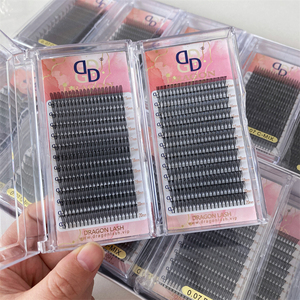 ขนตาปลอม DRAGONLASH Spire Lashes 0.07 C D 15-20MIX แบบปลายแหลม สไตล์อนิเมะ ขนฟูฟ่อง หนาเต็มพิกัด สีดำด้านพิเศษ วัสดุอื่นๆ - Product Image 1