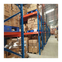 Système de rayonnage modulaire en acier laminé à froid robuste pour entrepôt, assemblage par vis, protection contre la corrosion, électrostatique